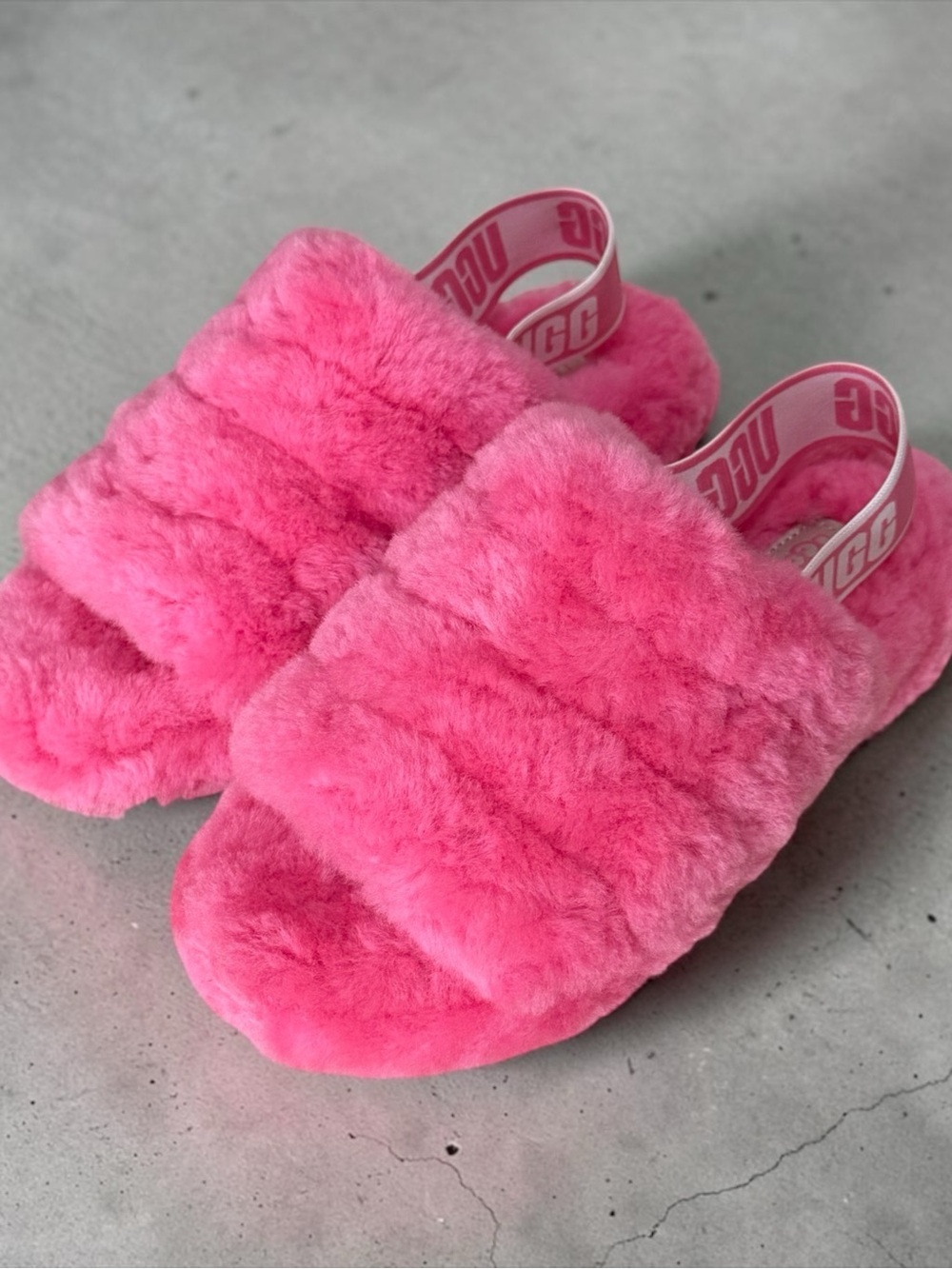 NWOT UGG Fluff Yeah Slippers in Sachet Pink! Size 7! NEW! - Picture 11 of 11